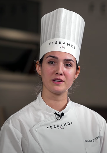 Justine Ferrand, étudiante à FERRANDi Paris