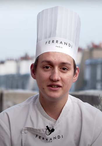 Pierre Médevielle, étudiant en CAP Boulanger à FERRANDI Paris